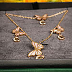Butterflies By Cerruti 1881 with Flowers, Necklace and Earrings