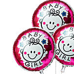 Its A Girl Foil Balloons