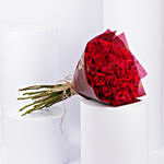 هدية عيد الحب - باقة ورد 35 وردة جوري أحمراء