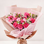 Birthday Wish Carnations Bouquet