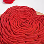 Bloomed Heart Chocolate Cake 8 Portion