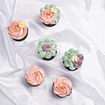 Tasteful Pastel Vanilla Cupcakes