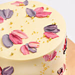 Purple & Pink Petals Chocolate Cake One Kg