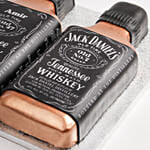 Designer Jack Daniels Fondant Cake Red Valvet