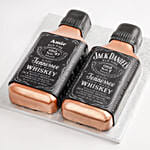 Designer Jack Daniels Fondant Cake Red Valvet