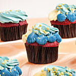 Red Velvet Muffin Sponge Cupcakes