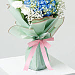 Appealing Roses N Hydrangea Bouquet