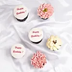 Birthday Flower Cupcakes