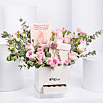 Instant Camera And Flowers For Special Moments