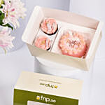 Stunning Rose Lilies With Bento Cake And Cupcakes