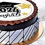 Half Kg Congrats Graduate Chocolate Cake