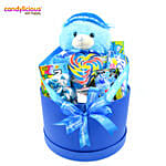 Candylicious Gift Box Regular Hamper With Kisses Bear