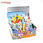 Candylicious Peanuts Box Tin Treats Hamper