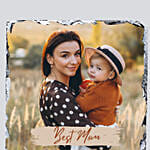 Infinite Love For Mom Personalised Slate Frame