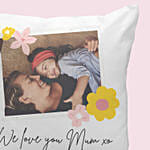 Smiles With Mom Personalised Cushion & Mug