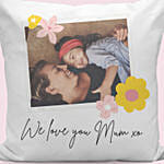 Smiles With Mom Personalised Cushion