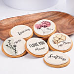Mothers Day Cookies 6 Pcs