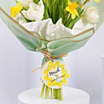 Daffodils and Tulips Birthday Flower Bouquet