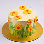 Daffodils Vanilla Cake 8 Portion