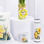Daffodils Arrangement for Birthday Combo