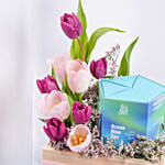 Tulips And Premium Tea