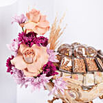 Flowers And Premium Arabic Chocolates