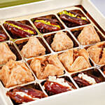 Filled Dates and Baklava Small Box