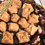 Premium Platter Of Chocolates Dates And Baklawa