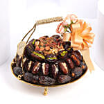 Premium Platter Of Dates And Dry Fruits