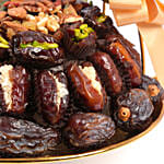 Premium Platter Of Dates And Dry Fruits