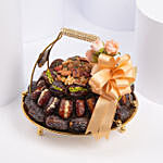 Premium Platter Of Dates And Dry Fruits
