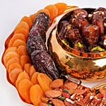 Crescent Moon Platter With Dates And Figs