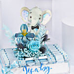 Baby Boy Joy Chocolate Tray