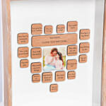 Mummy We Love You Personalised Frame