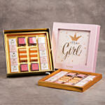 Bostani Chocolates Big Twins Birth with Flower