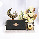 Bostani Leathered Luxury Chocolate Box with Flowers