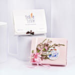 Tickle Tickle Toby Turtle Organic New Born Hamper With Flowers