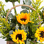 Sunflower Shine Basket
