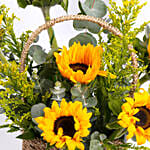 Sunflower Shine Basket