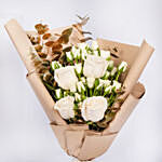 Blessed Ramadan White Flower Bouquet