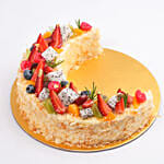 Cresecent Moon Fruits Cake