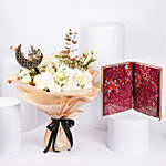 Peaceful Ramadan Wishes Flowers and Bostani Box