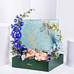 Bateel Crescent XLarge Gift Set and Flowers