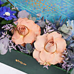 Bateel Crescent XLarge Gift Set and Flowers