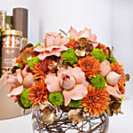 Bateel Duke Hamper and Flowers