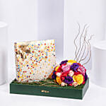 Bateel Najma Medium Gift Set Assorted in Flowers Tray