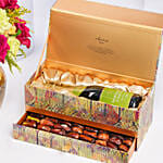 Bateel Nura Sparkling Gift Set With Flowers