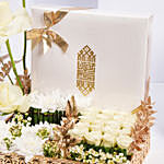 Bateel Pearl Medium Gift Set Assorted in Golden Flowers Tray