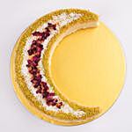 Kunafa and Cream Crescent Moon Cake