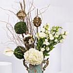 Shine of Holy Month Flowers Arrangement